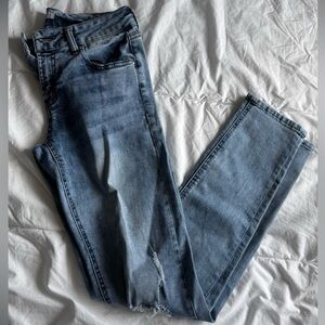Refuge Denim Blue Skinny Jeans